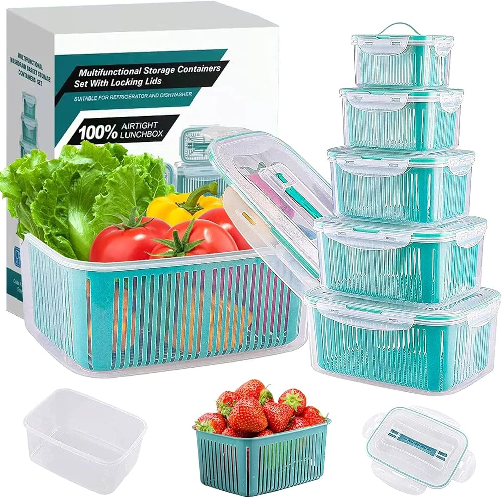 Plastic Storage Container Set
