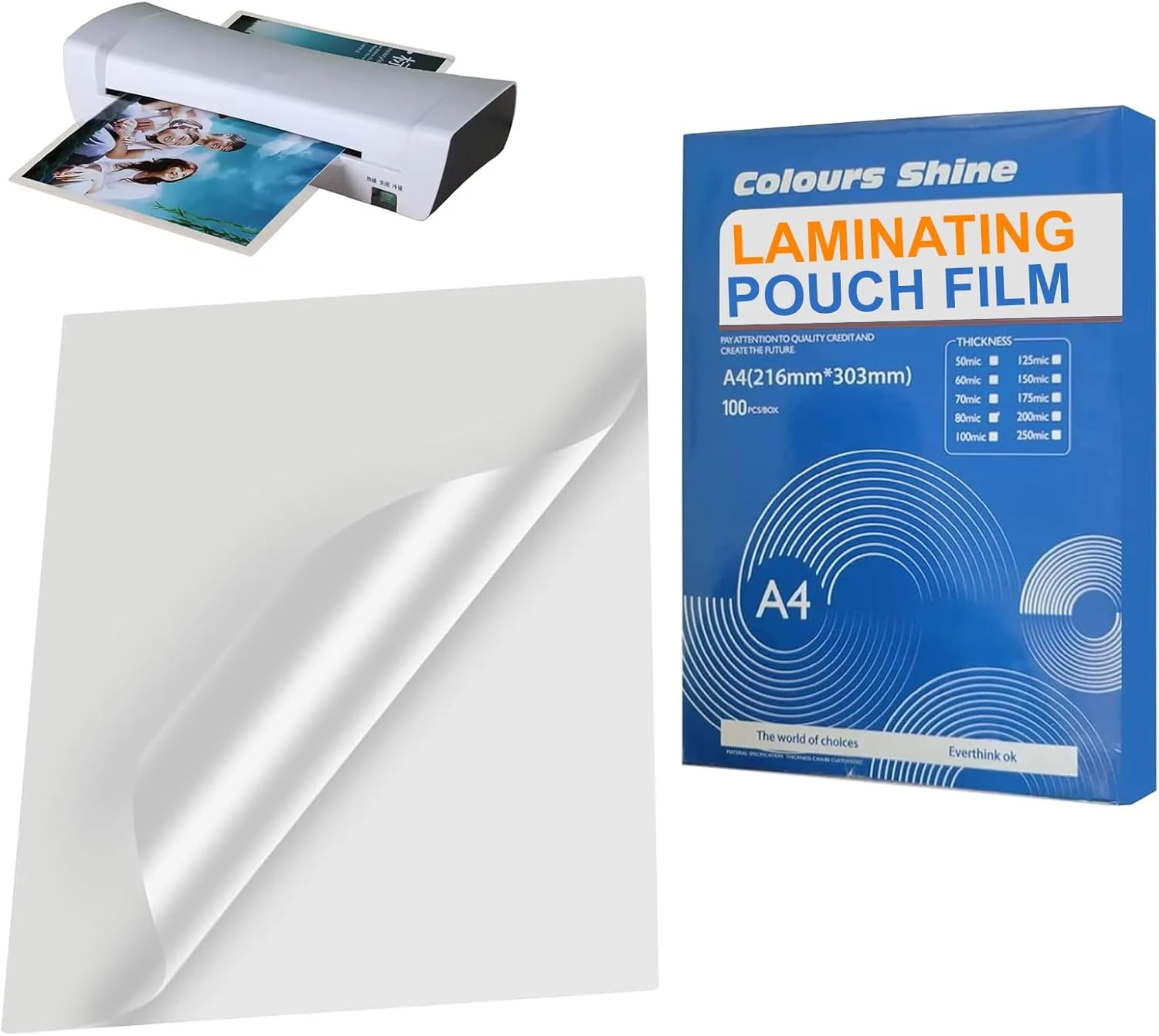 Laminating Pouches A4 100pcs