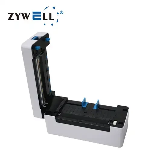 Zywell 4x6 Thermal Label Printer 118mm USB + Bluetooth Barcode Printer 203 DPI